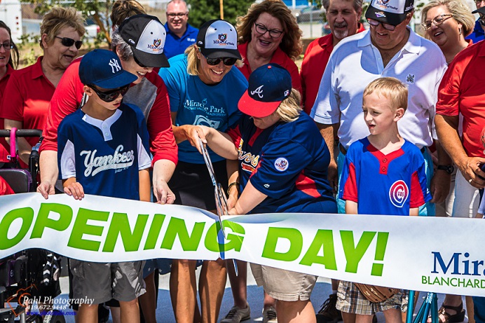 Ribbon cutting